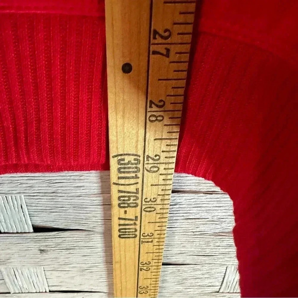 Lane Bryant red lightweight jersey net sweatshirt casual everyday top plus size - Picture 7 of 9